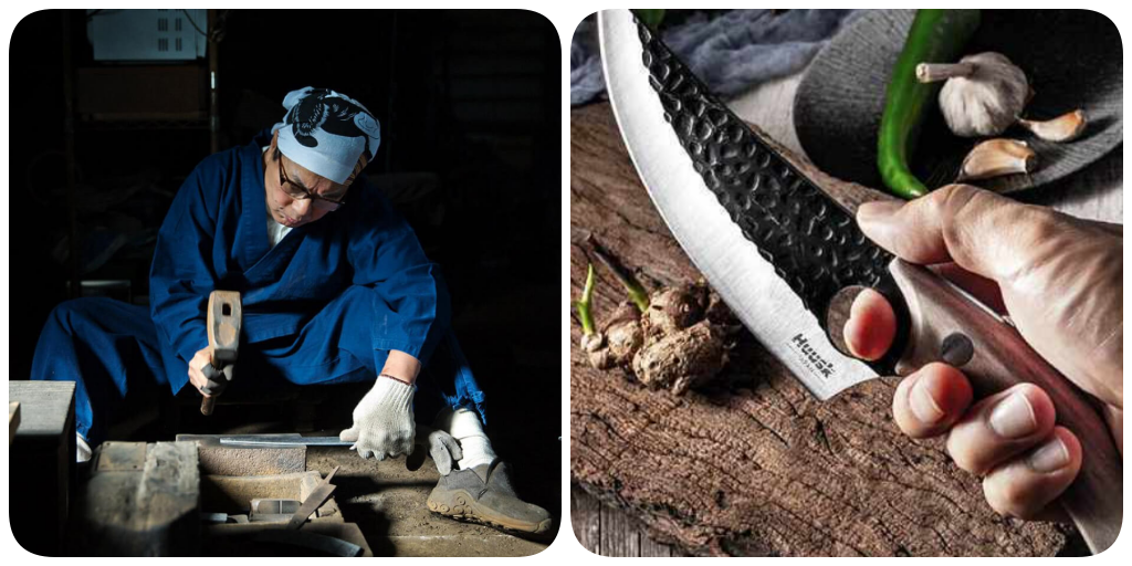 Huusk collage - made as a samurai knife to use in kitchen